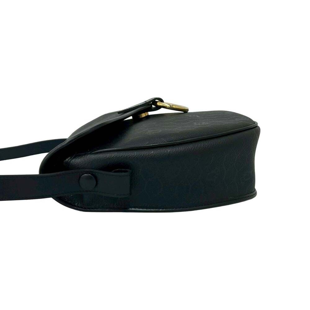 CHRISTIAN DIOR Vintage Black Leather Shoulder Bag - Picture 5 of 10